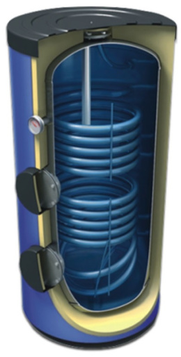 ZASOBNIK ZBIORNIK PODGRZEWACZ 200 L - 2 WĘŻOWNICE LEMET